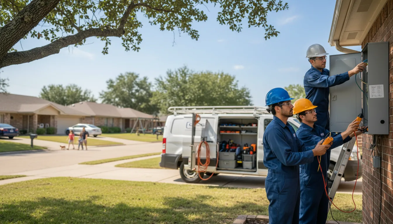 Certified electrician providing emergency electrical services in Mobile, AL